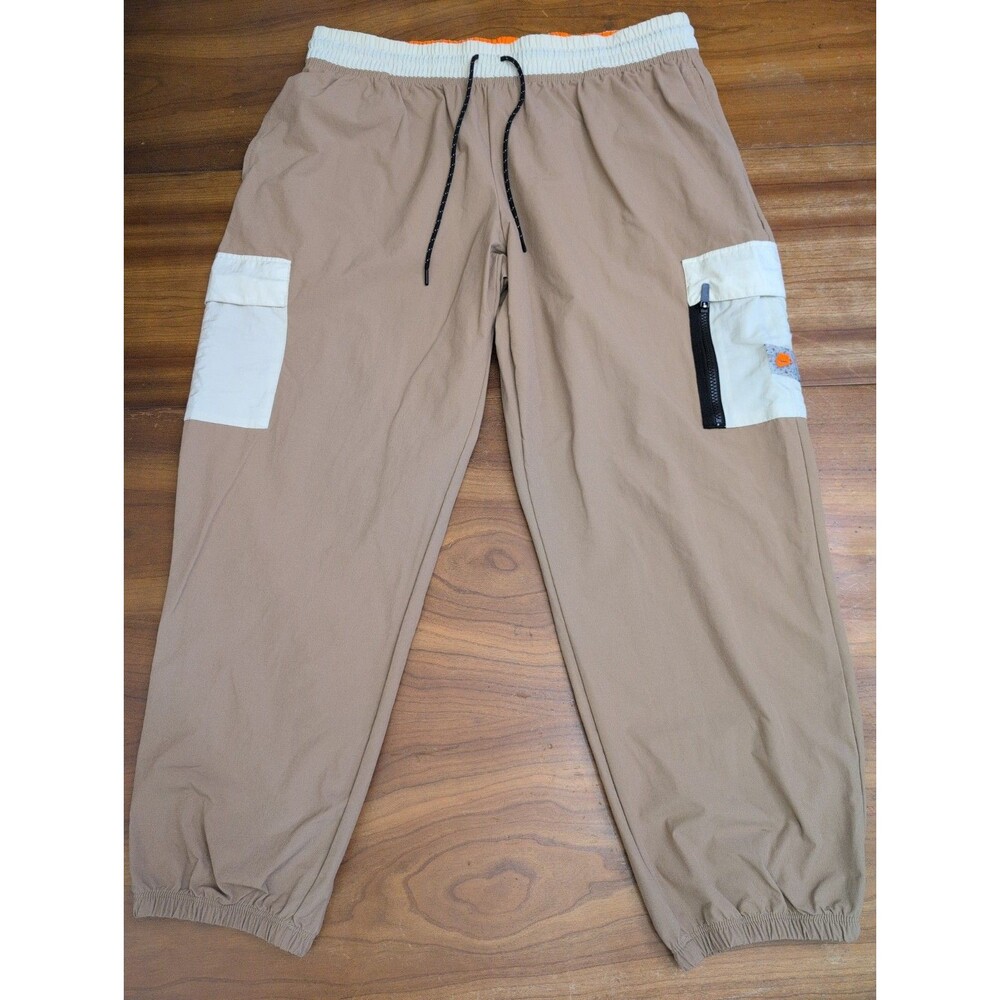Nike Dri-fit Windbreaker Cargo Joggers Women’s XL Pockets DX2322-258 EUC Nylon